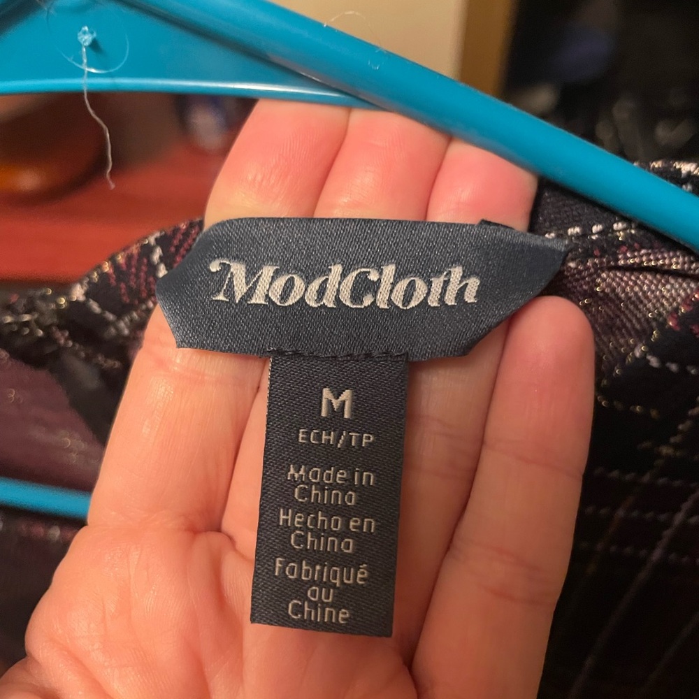 ModCloth Multicolor Plaid Garment - Picture 2 of 3